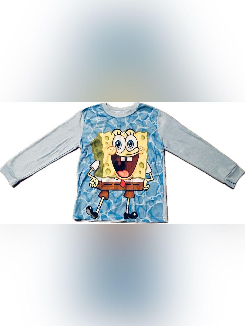 Boy’s 8 SpongeBob SquarePants Long Sleeve Pajama Shirt